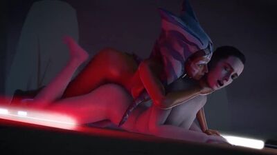 AHSOKA FUCKS REY FUTA X FEM, FUTA X FUTA