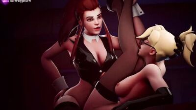 Overwatch futanari porn hentai футанари фута порно