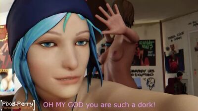 Futanari futa porn Chloe Life is Strange Max Pixel-Perry animated blender sound webm