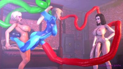 Bioshock Infinite Modification Experiment {FUTA} futanari futa porn