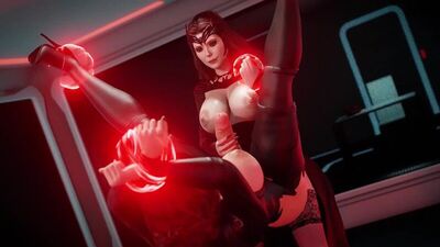 Wanda fucks Black Widow futanari duta 3D porn