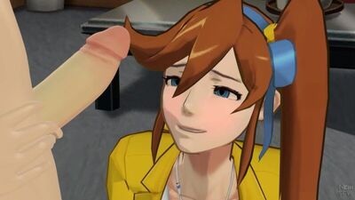 F Trucy x Athena - Commission 3D futanari futa porn