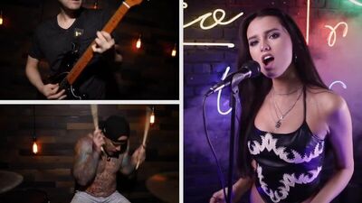 Mötley Crüe - Kickstart My Heart (Cover by Halocene, Noapology (Sershen n Zaritskaya) секси клип музыка рок метал rock metal