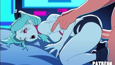 Rebecca Ребекка киберпанк cyberpunk секс sex порно porn