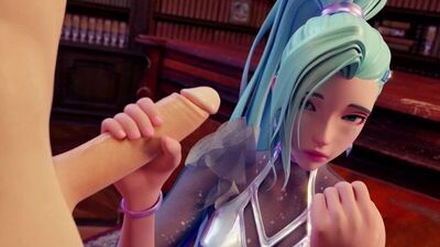 Seraphine KDA 3D porn