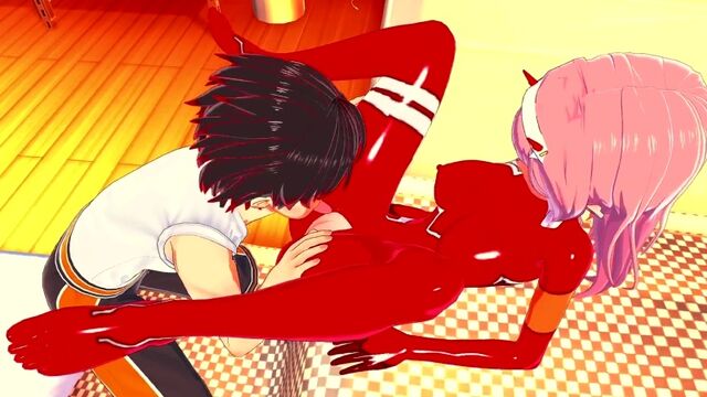 [3D HENTAI] DARLING IN THE FRANXX FUCKED ZERO TWO WITH A VIBRATOR