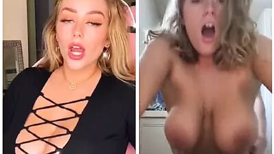 Девушка с огромными сиськами Tiktok