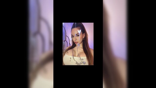 Aviana Violet - сперма трибьют спермы