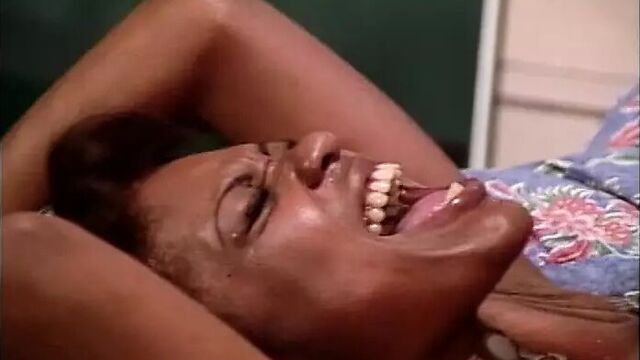 Stepbrother fucks his black sister in her pink pussy