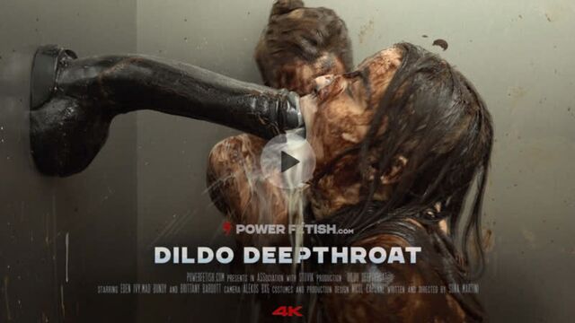 [powerfetish] Dildo Deepthroat - MILF anal enema extreme fisting food fetish huge dildo lesbian pissing shower squirt vegetable