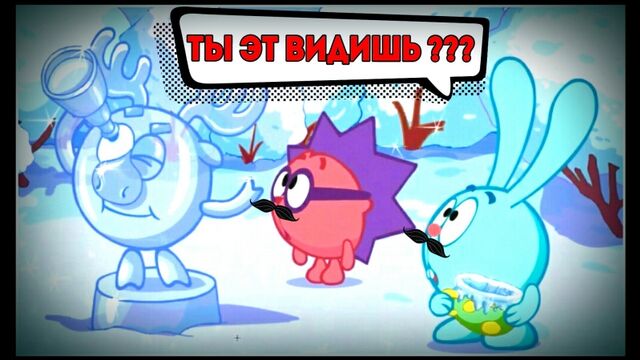 Смешарики ИГРА - Мультик для Детей (Нюша растаяла) Новые приключения [2 серия]