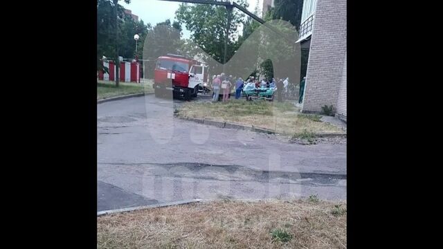 В Елизаветинской пожар