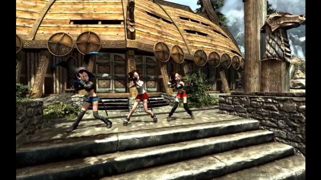 Skyrim Tera Elin Race + Dance Synchronizator "Miku Miku Ni Shite Ageru"
