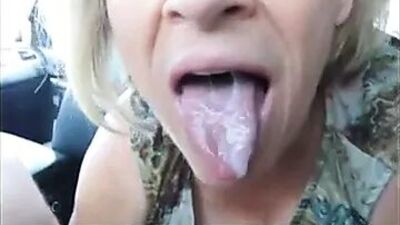 Granny loves to swollow