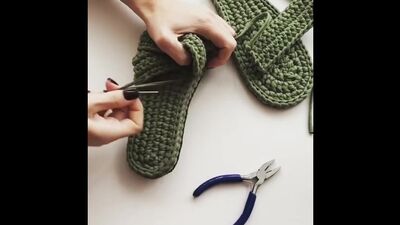 Тапочки крючком