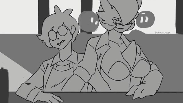 2D Yiff by Spikedmauler Furry Porn Sex E621 FYE Straight Pokemon r34 Rule34 Gardevoir Femdom Masturbation Dr. Voir Furry on Huma