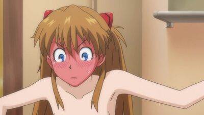 Evangelion 2.0 | Аска Лэнглей | После душа