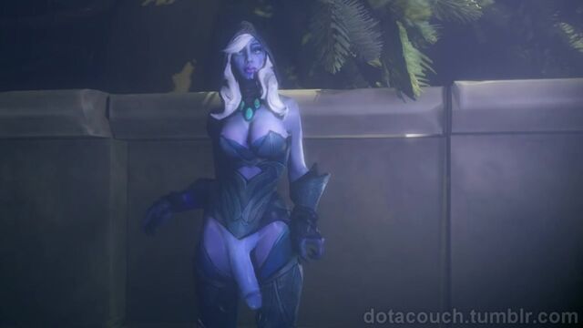 (No sound)Drow Ranger futanari solo [Dota 2;Traxex;Porn;Hentai;Dickgirl;R34;Sex;SFM;порно;футанари;дота;секс]