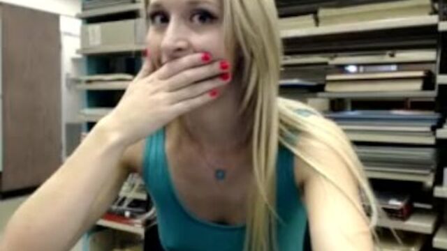 Ginger-banks-almost-caught-naked-in-the-library