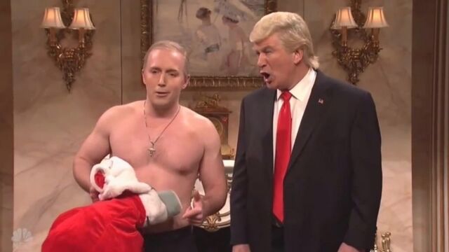 Дональд Трамп и Владимир Путин - пародия Saturday Night Live (русская озвучка)