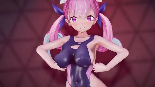Kotarou3990 - [Bass Knight] Minato Aqua mmd