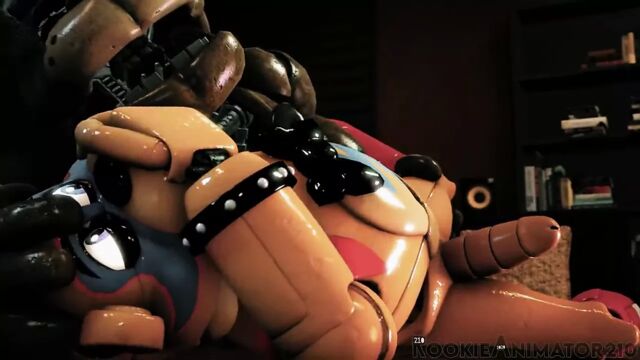 FNAF жестко трахаются с ядром, XT
