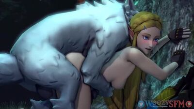 Zelda Gets Knotted in The Forest (Voiced) - [UNCENSORED _ без цензуры] (3D porn)