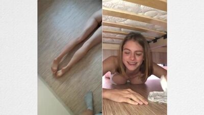 SEMULV He Fucked me while I was Stuck. had to Shut my Mouth with my Panties - Beautiful Babes
