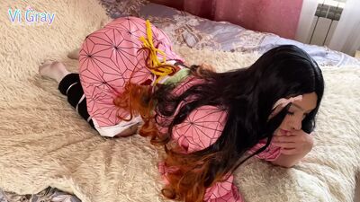 Танджиро трахнул Незуко Комадо