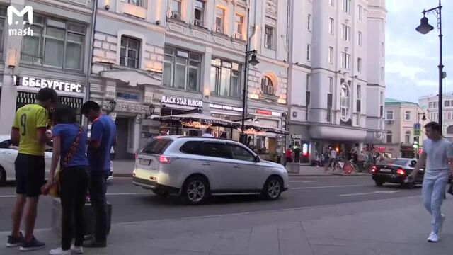 Празднование победы сборной России