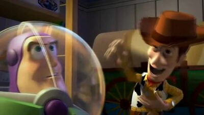 Buzz look an aliens