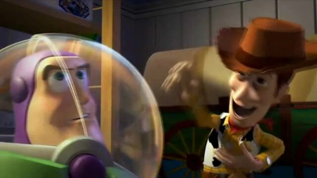 Buzz look an aliens