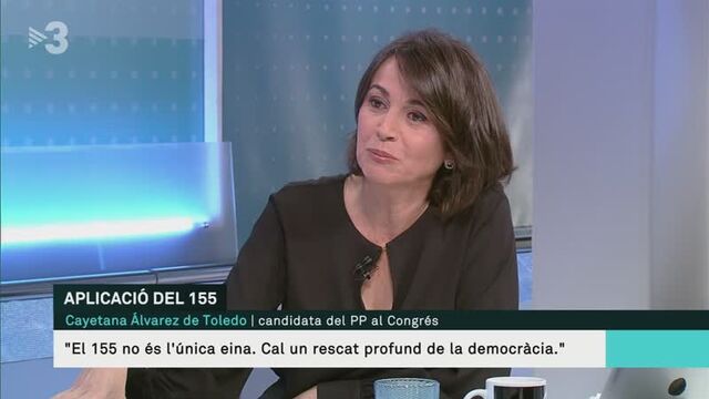 Cayetana Álvarez de Toledo (PP) Els Matins TV3 HD Catalunya no és una societat democratica, TV3 ha participat en un cop d estat