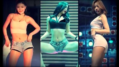 Топ-10 k-pop танцы sexy korean girls dance compilation