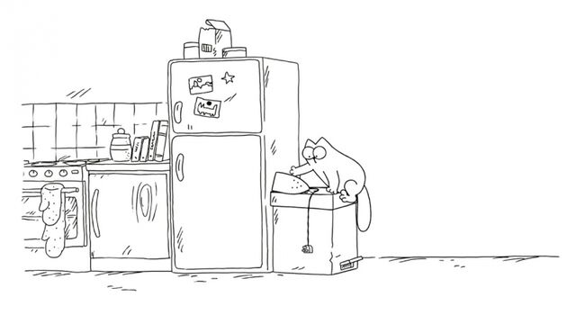 Кот Саймона / Simon's Cat - 56. Урна