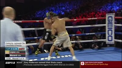 Teofimo Lopez vs Mason Menard