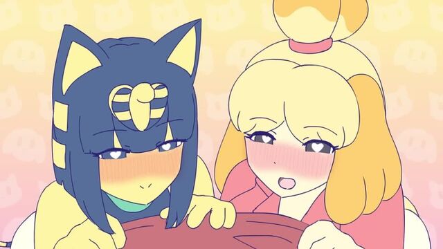 Ankha and Isabelle got drunk｜An Animal Crossing anime