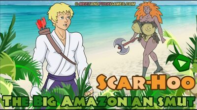 Эротическая флеш игра Scar-Hoo The Big Amazonian Smut только для взрослых!!!