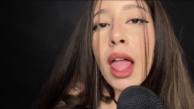 Shiny ASMR Face licking