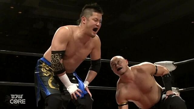 Daichi Hashimoto & Hideyoshi Kamitani [c] vs Kazumi Kikuta & Yuko Miyamoto (BJW - 16.04.2022)