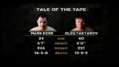 Олег Тактаров - Марк Керр