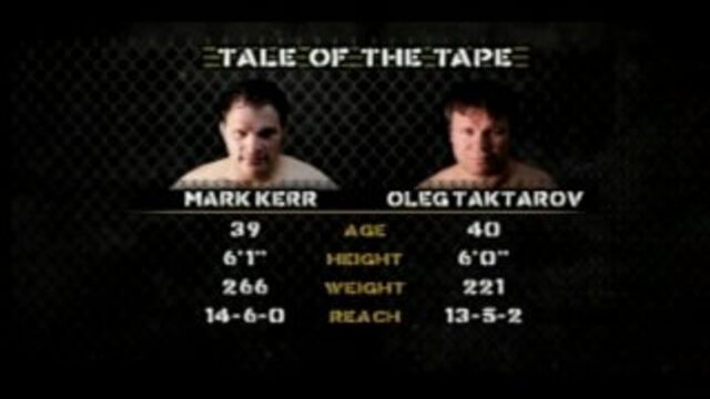 Олег Тактаров - Марк Керр