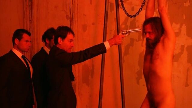 Brontis Jodorowsky frontal naked in La danza de la realidad 1