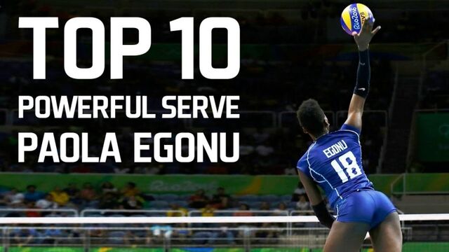 TOP 10 Powerful SERVE by Paola Egonu