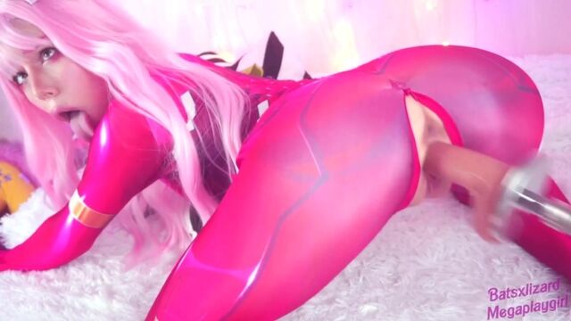 Zero Two (Code:002) - handjob; masturbation; latex; fuck machine; orgasm; sex porno hentai cosplay; [Darling in The FranXX]