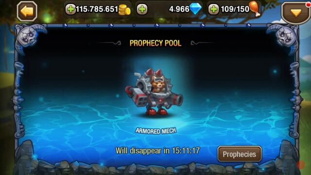 DOT Arena - Prophecy pool Armored Mech(Mythical)