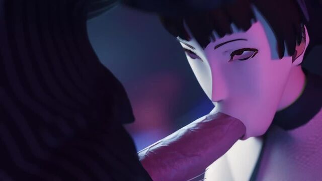 AmateurThrowaway | Niijima Makoto (Persona 5) [Hentai 3D]