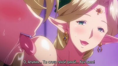 Kyonyuu Elf Oyako Saimin / Эльфийки с большими сиськами под гипнозом Vol.2 (hentai 18+) [рус суб]