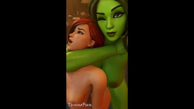 Marvel Mary Jane Watson She-Hulk Spider-Man TunnoFun animated sound 3D futanari futa