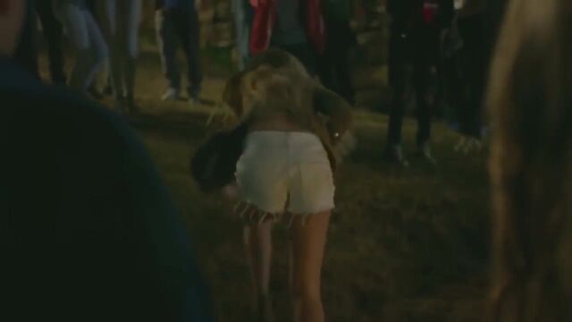 Cobra Kai - frontal wedgie scene